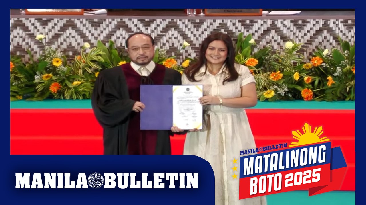 Comelec proclaims Camille Villar as senator-elect