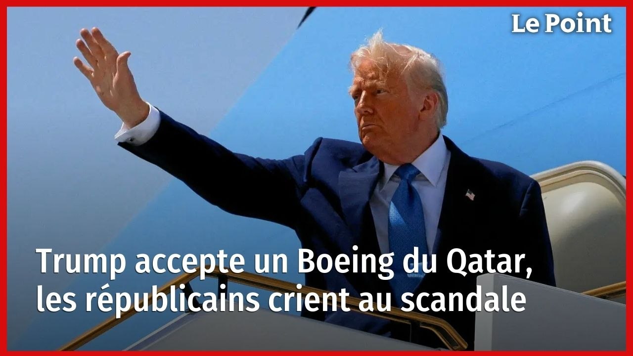 Trump accepte un Boeing du Qatar, les républicains crient au scandale