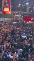KNICKS’ CONFERENCE FINAL QUALIFICATION TRIGGERS UNBELIEVABLE CHAOS IN NYC