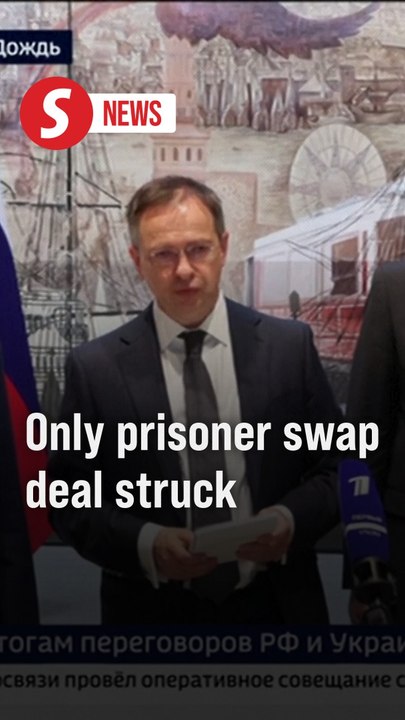 Russia-Ukraine peace talks end with only prisoner swap agreed