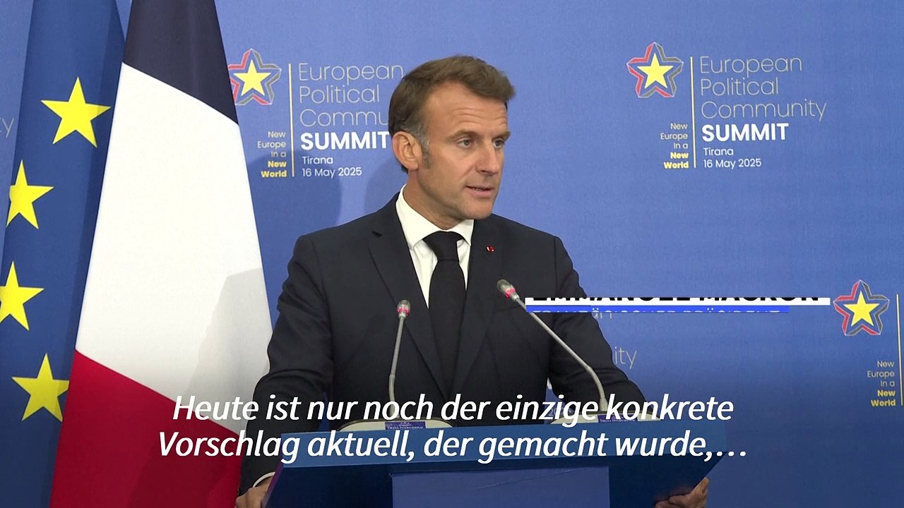 Macron: Europa und die USA bereiten neue Russland-Sanktionen vor