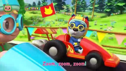 Go Kart Race Song _ CoComelon Animal Time Nursery Rhymes _ Kids Songs