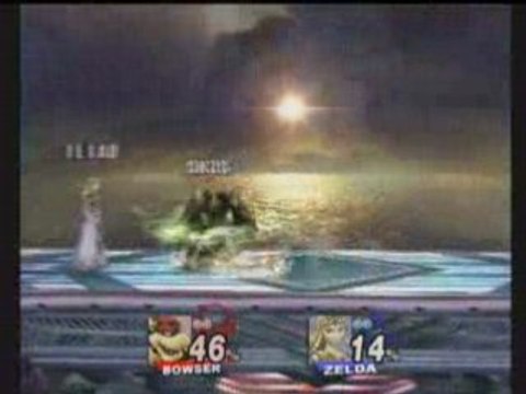 Brawl SN3S (Bowser) Vs Iliad (Zelda)
