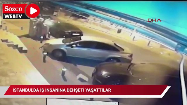 İstanbul'da iş insanına dehşeti yaşattılar: Kurşun yağdırıp mini etekle kaçtı