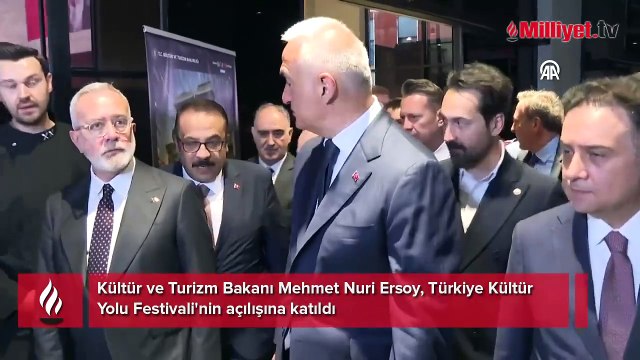 Bakan Mehmet Nuri Ersoy Türkiye Kültür Yolu Festivali'nin açılışına katıldı