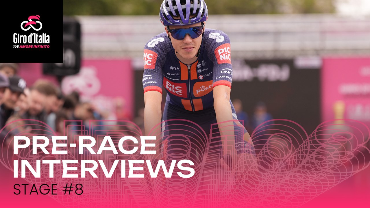 Giro d'Italia 2025 | Stage 8: Pre-race interviews