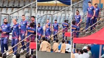 West Indies Cricket Champ Kieron Pollard Snapped At Wankhede Stadium Mumbai With Indian Players