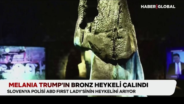 Melania Trump’ın bronz heykeli çalındı