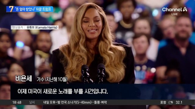 ‘해리스 지지’ 연예인 겨눈 트럼프의 뒤끝?