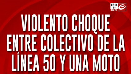 Impresionante accidente en pleno centro porteño: hay un herido grave