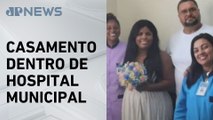 Noiva é hospitalizada e casamento é celebrado dentro de hospital no Rio de Janeiro