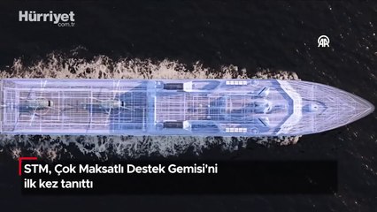 STM, Çok Maksatlı Destek Gemisi'ni ilk kez tanıttı