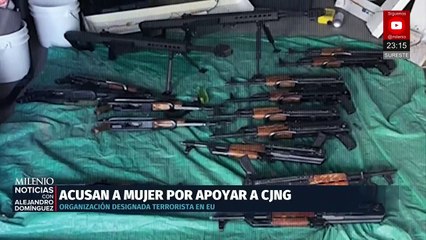 EU acusó a 'La Chayo', mexicana de proveer apoyo material al CJNG