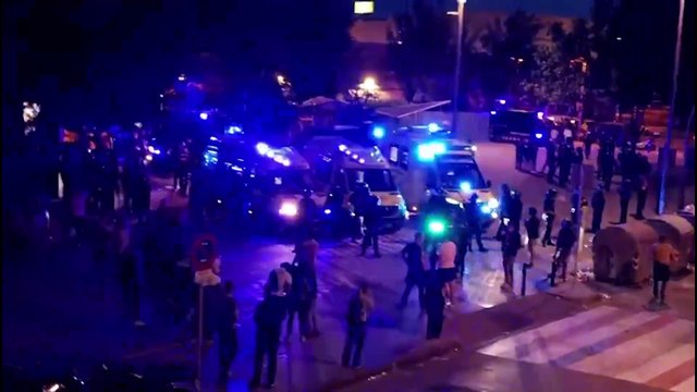 En libertad y sin carné la conductora del coche tras el atropello del estadio del Espanyol