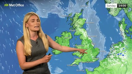 Met Office Sunday morning weather forecast 18/05/2025