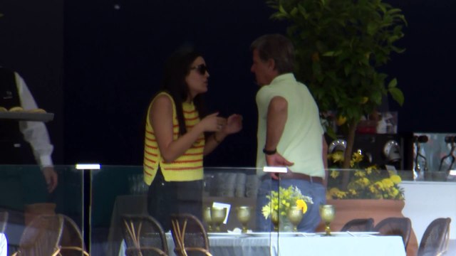 Cayetano Martínez de Irujo y Bárbara Mirjan discuten en público