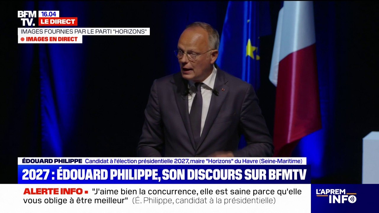 Présidentielle 2027: "La France a un problème avec le communautarisme", déclare Édouard Philippe lors de son meeting à Marseille