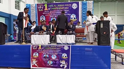 Inauguration Ceremony of KAI's W.B Officially State Karate Championship - 2023.