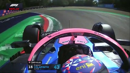 Choque Colapinto Imola Qualy