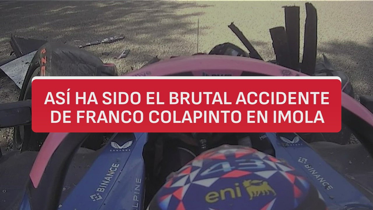 Así ha sido el accidente de Franco Colapinto en su vuelta a la F1: la radio es demoledora
