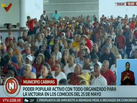 Comuneros y comuneras del Zulia reafirman su apoyo al candidato Luis Caldera