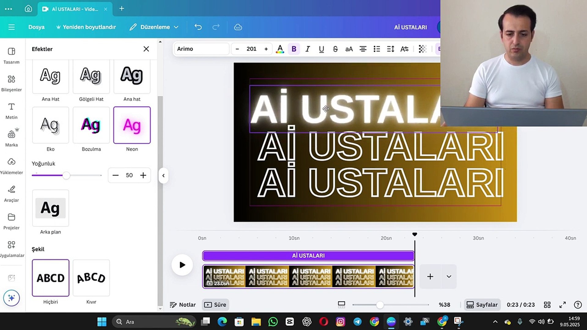 Canva’da Şok Eden Yazı Hilesi! Hiçbir Özellik Açmadan Akıcı Kaydırma Yap!