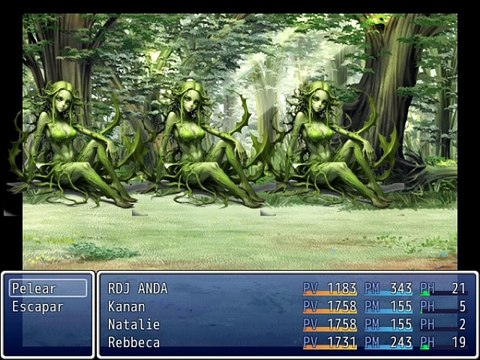 Probando mi juego de rpg maker en el intel celeron 2gb ram LINUX Español #4 - RJ ANDA #rpgmakervxace