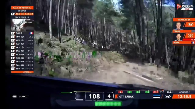 WRC 2025 Portugal SS17 Tanak Power Steering Issue