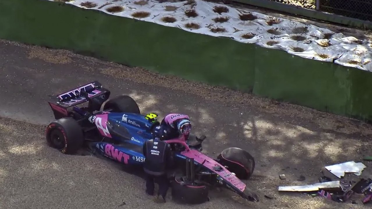 Franco Colapinto decepcionado de su regreso a la F1 tras accidente en el GP de Emilia Romagna