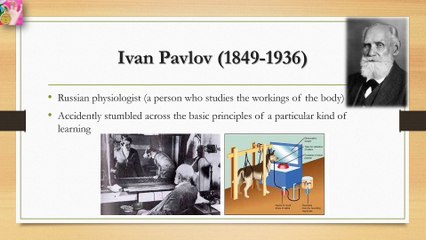 Classical conditioning in English