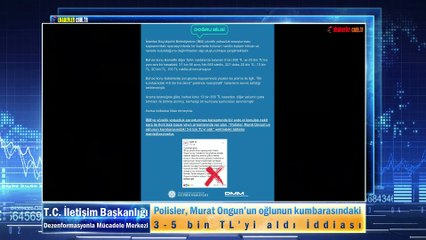 Polisler, Murat Ongun’un oğlunun kumbarasındaki 3-5 bin TL’yi aldı İddiası