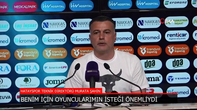 Murat Şahin: Benim için oyuncularımın isteği önemliydi