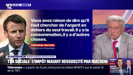 TVA sociale: pour Alain Madelin, ancien ministre, l'idée d'augmenter la taxe sur la valeur ajoutée "est stupide"