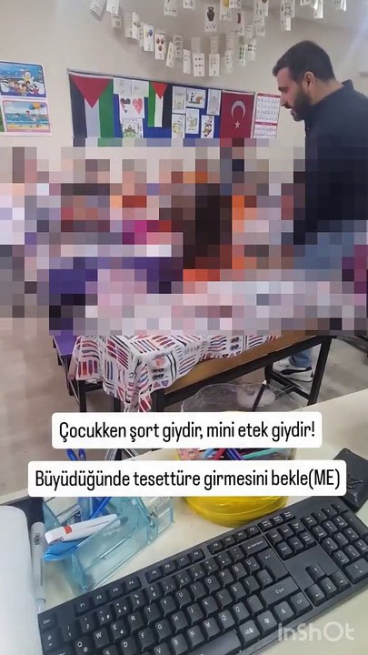 Sınıf öğretmeninden şort giyen öğrencilere skandal ‘ahlak’ dersi