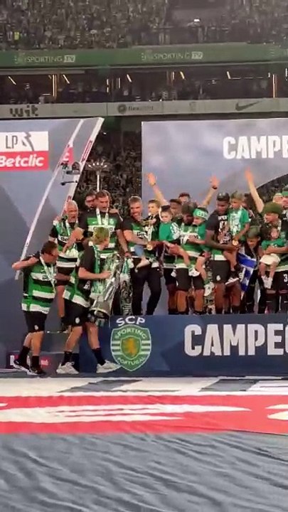 Festa de campeão Sporting