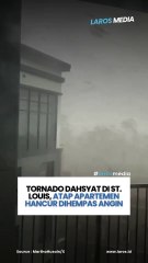 Tornado Dahsyat di St. Louis, Atap Apartemen Hancur Dihempas Angin