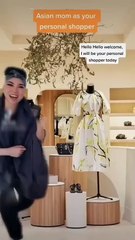 Asian mom as your personal shopper
