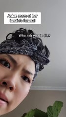 Asian mom at her bestie's funeral