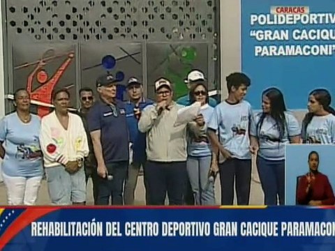 Gobierno de Caracas entregó rehabilitado el Polideportivo Gran Cacique Paramaconi