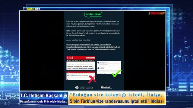 “Erdoğan vize kolaylığı istedi, İtalya, 5 bin Türk’ün vize randevusunu iptal etti” iddiası