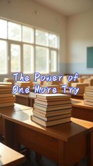 **"One More Try = SUCCESS! ✨ The Power of Persistence (Student Motivation) 🚀"**