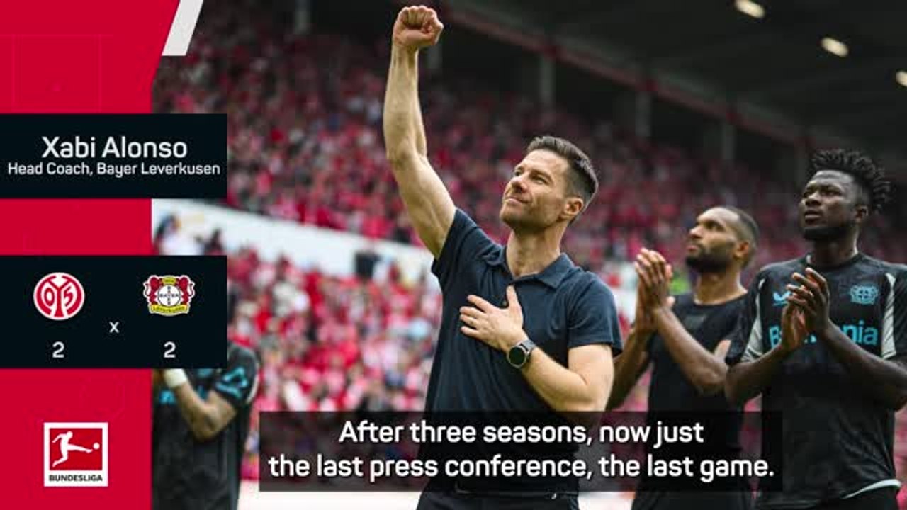 'That's it, that's the end' - Alonso reminisces on Leverkusen tenure