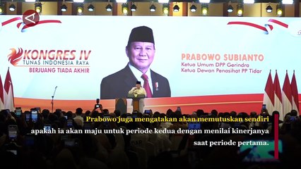 Prabowo Tegur Kader Gerindra: Jangan Koar-Koar soal 2 Periode