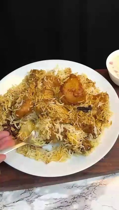 kolkata style chicken biryani asmr cooking shorts food cooking asmr recipe / GREAT ASMR / chicken biryani recipe/chicken 🍗 biryani