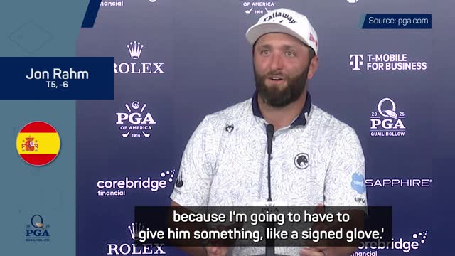 'Get the Sharpie ready' - Rahm on hitting fan with errant shot