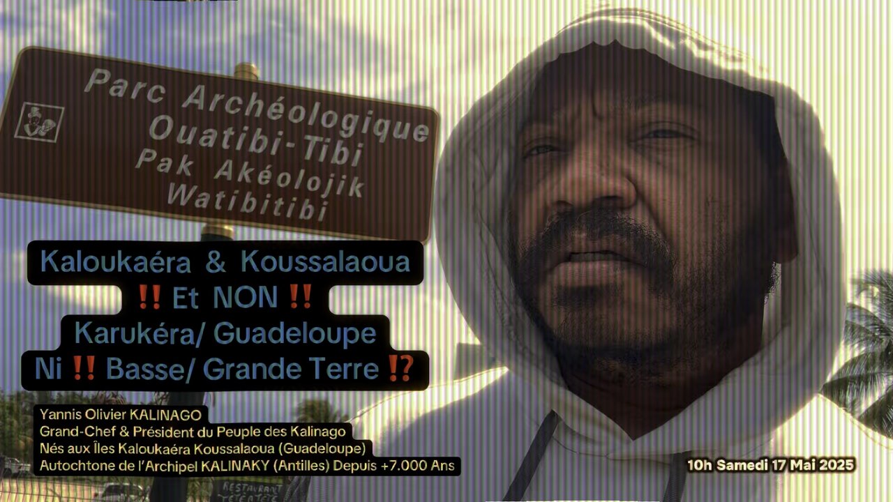 ‼️Info/ Intox📛 le Vrai Nom de Nos Îles sont Kaloukaéra et Koussalaoua🚸 et NON Karukéra💧l’île aux belles eaux NI⛔️ Guadeloupe☠️ Synonyme du Génocide des Kalinago🗿 et de l’Esclavage⛓️ des Africains🌍