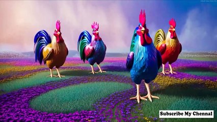 Cock a Doodle Doo _ Nursery Rhymes For kids Songs