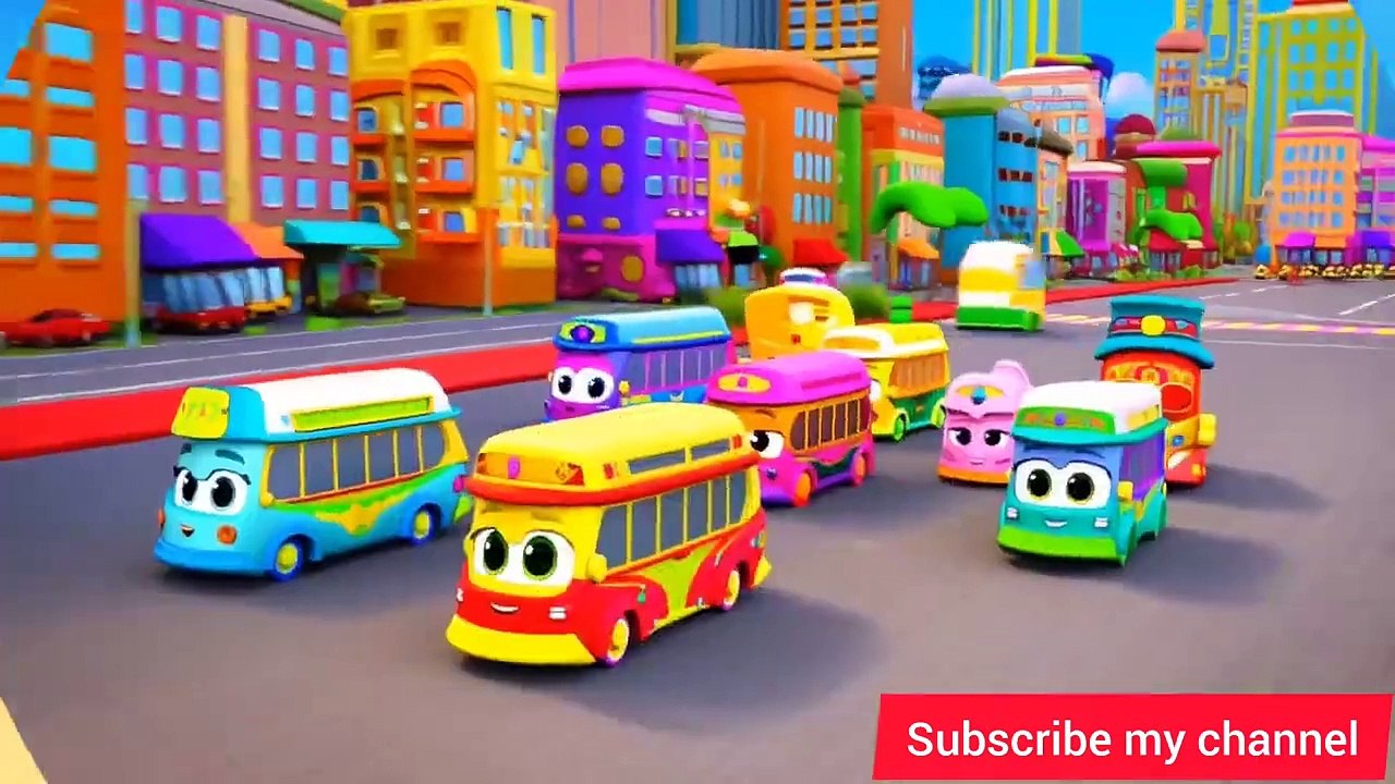 Ten Little Buses _ Nursery Rhymes For kids Songs - video Dailymotion