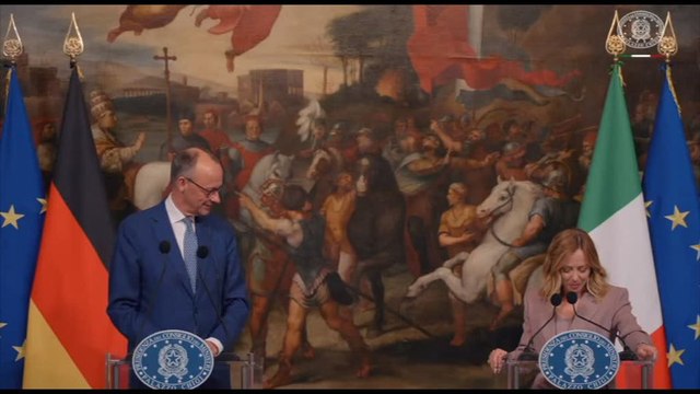Meloni: smentita mancanza di interesse Merz per rapporto con l'Italia