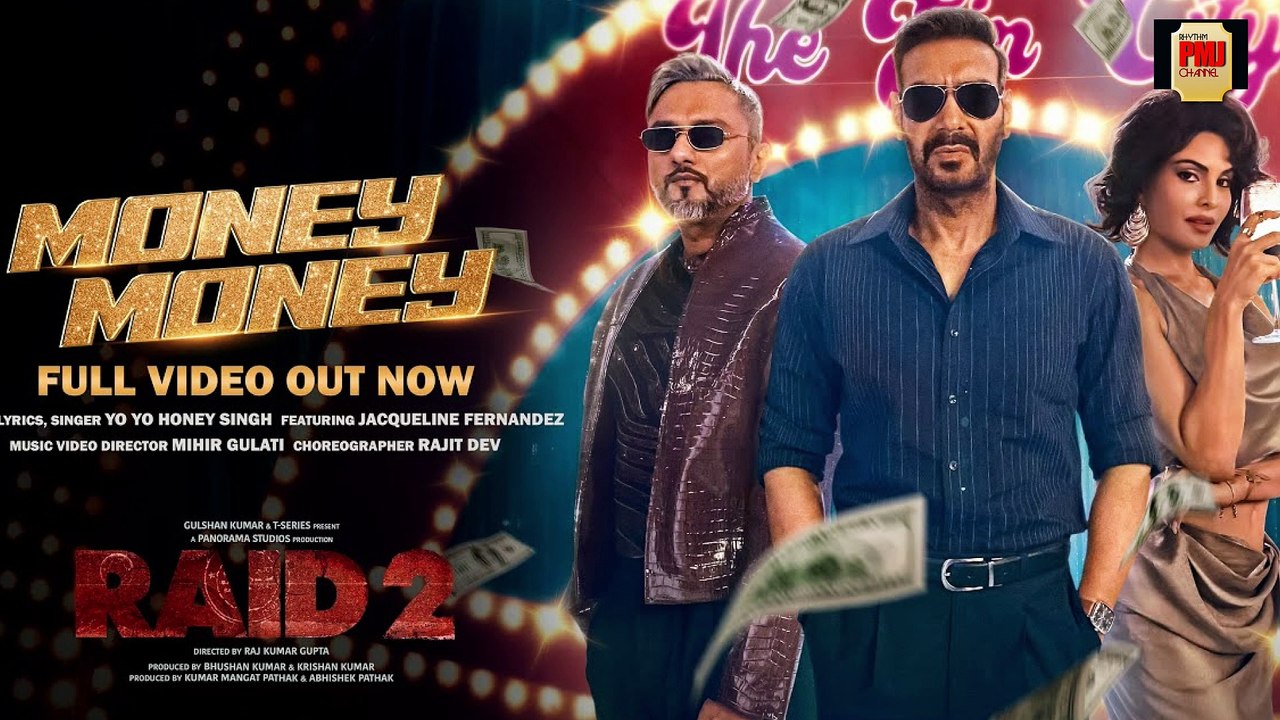 MONEY MONEY , Yo Yo Honey Singh, Ajay Devgn, Jacqueline F, Riteish D | Bhushan K |RAID 2